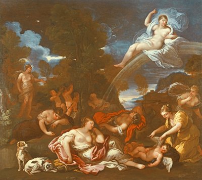 El desarme de Cupido de Luca Giordano